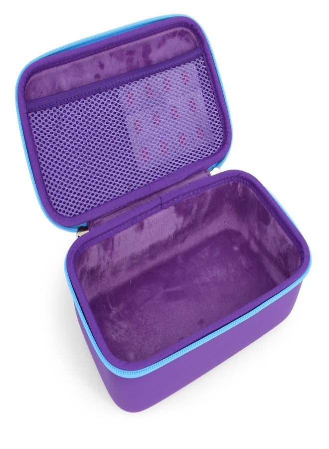 CASEMATIX Asthma Inhaler Case For Travel Fits Asthma Inhaler Spacer With Mask Attached, Inhaler Holder and Additional Accessories Used With Spacer For Inhaler, Includes Purple Asthma Case Only - Image 1